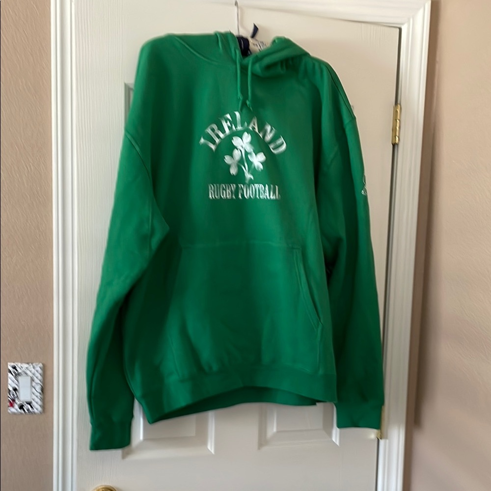 Green Ireland Rugby Football Hoodie